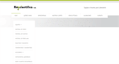Desktop Screenshot of neocientifica.com.ar